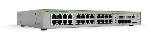 Switch L2+, 24 x 10/100/1000Mb ps PoE+ 370W, 4SFP, 19P