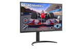 LG 32UR500-B Écran LED - 32"- 3840 x 2160 4K @ 60 Hz - VA - 250 cd/m² - 3000:1 - HDR10 - 4 ms - 2xHDMI, DisplayPort - haut parleur