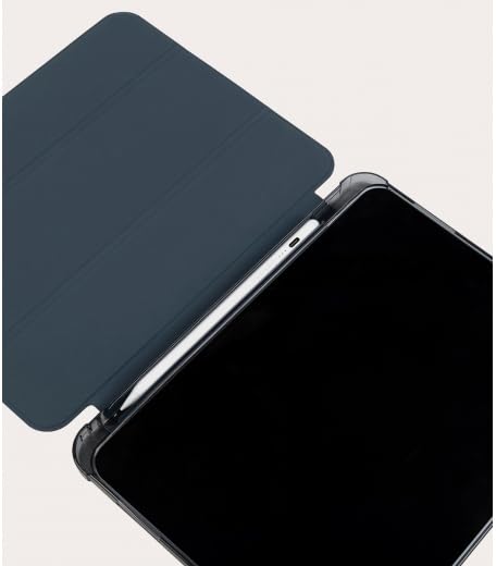 TUCANO Etui folio Satin pour iPad 10e 10,9" bleu foncé