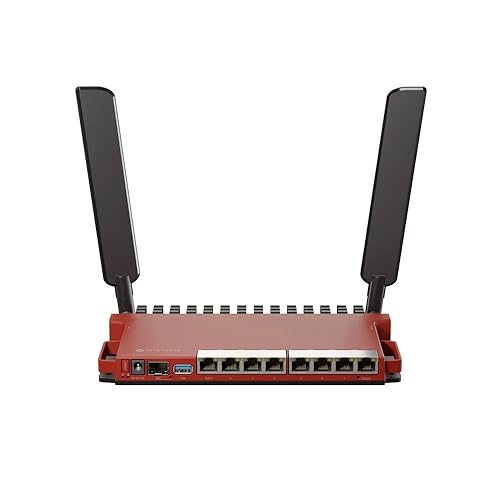 Mikrotik L009UiGS-2HaxD-IN routeur sans fil Gigabit Ethernet Monobande (2,4 GHz) Rouge