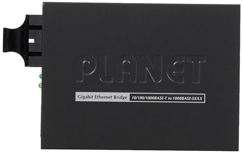 PLANET GT-802S convertisseur de support réseau 1000 Mbit/s 1310 nm Noir