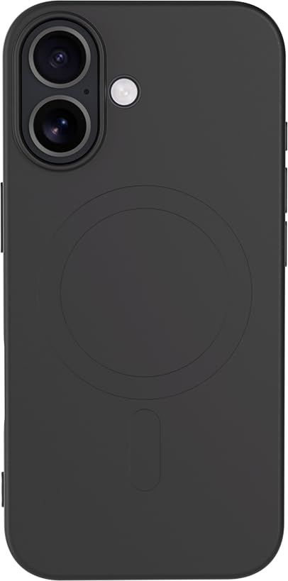Coque MagSafe iPhone 17 Silicone Noire