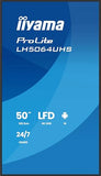 IIYAMA- Afficheur professionnel 50" LH5064UHS-B1AG