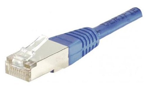 Cordon RJ45 CAT 5e F/UTP bleu - 0,7 m