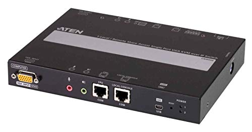 ATEN CN9000-AT-G commutateur écran, clavier et souris Noir