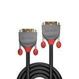 LINDY 15m DVI-D Cable M/M Anthra Line DVI-I 18+5 Single Link Digital + Analogue