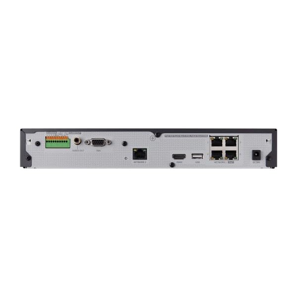Hanwha XRN-420S Enregistreur vidéo sur réseau Noir