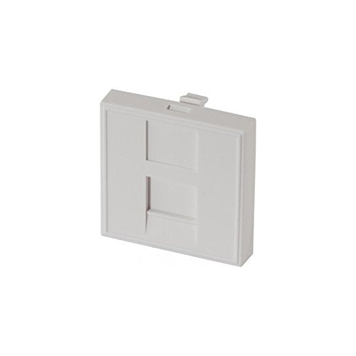 DEXLAN Plastron 45X45 droit 1 port RJ45 CAT 6A STP