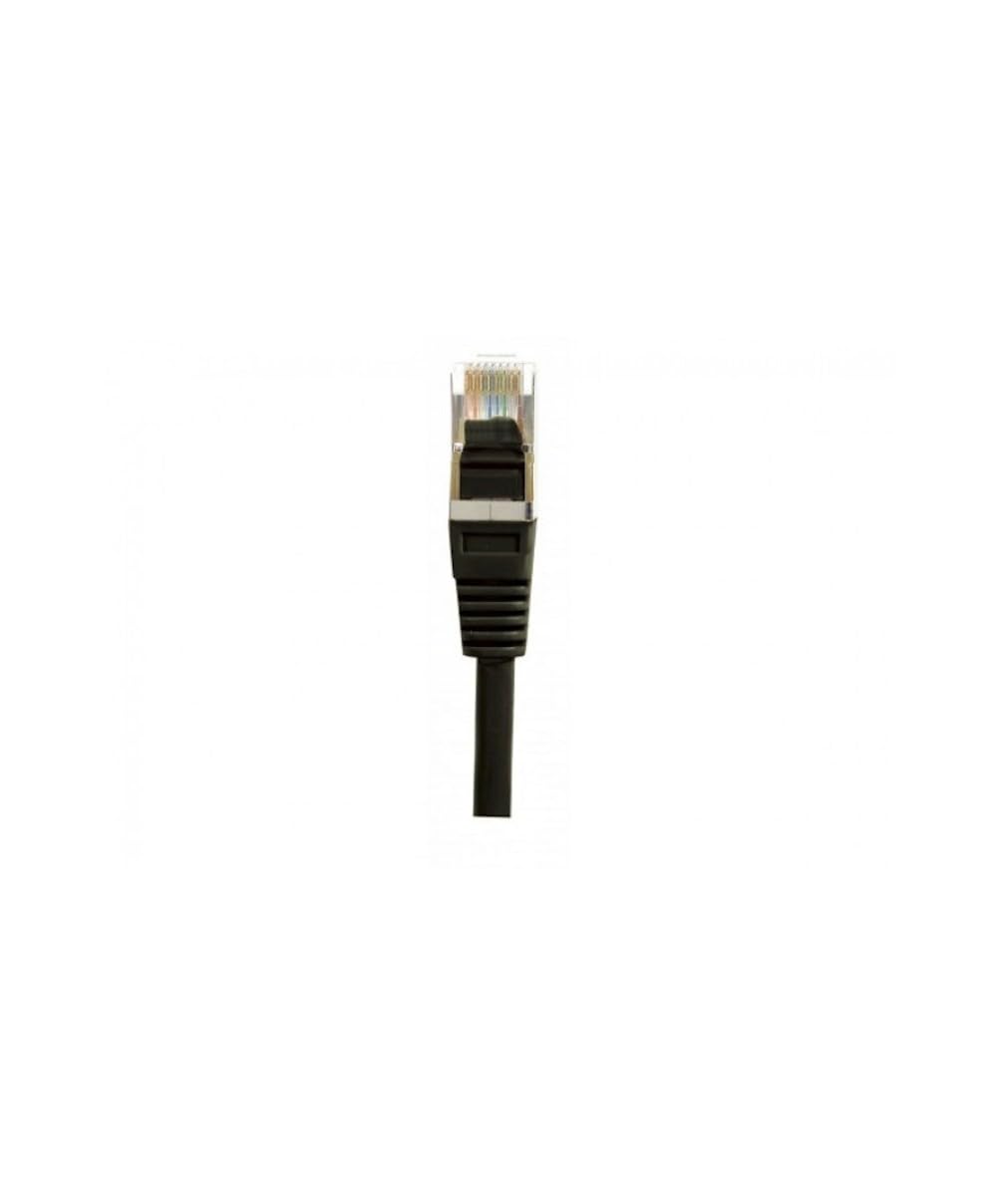 Cordon RJ45 catégorie 6 F/UTP noir CCA - 1 m