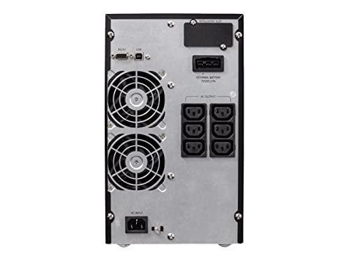 Eaton 9E 2000I Double-conversion (en ligne) 2000 VA 1600 W 6 sortie(s) CA