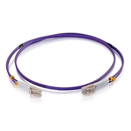 Cbl/2m LC/LC OM4 LSZH Fibre Patch-Violet