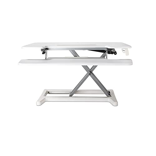 BAKKERELKHUISEN Support bureau assis-debout Riser 2 Blanc