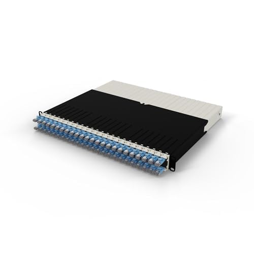 PATCHBOX ONE 24x CAT6A STP BLEU 0,8 m 8U