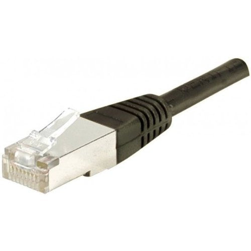 Cordon RJ45 catégorie 5e F/UTP noir CCA - 0,15 m