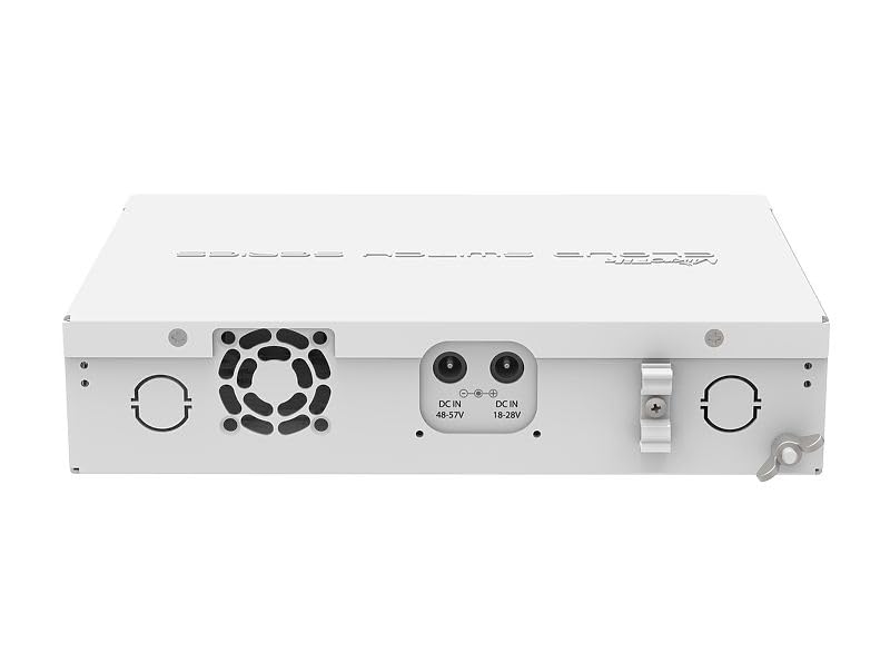 Mikrotik CRS112-8P-4S-IN commutateur réseau Gigabit Ethernet (10/100/1000) Connexion Ethernet, supportant l'alimentation via ce port (PoE) Blanc