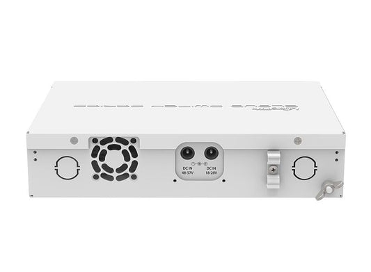 Mikrotik CRS112-8P-4S-IN commutateur réseau Gigabit Ethernet (10/100/1000) Connexion Ethernet, supportant l'alimentation via ce port (PoE) Blanc
