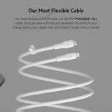BELKIN Câble USB-C vers Lightning Silicon 2m Blanc
