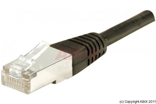 Cordon RJ45 catégorie 6 F/UTP noir CCA - 3 m