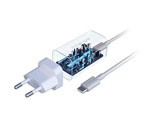 INNERGIE Powergear 60C Le plus petit adaptateur secteur 60W Cable USB/C- 1.5m Embouts de voyage UE.UK et US inclus