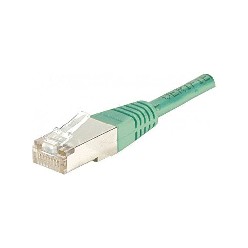 Cordon RJ45 catégorie 6 F/UTP vert CCA - 50 m