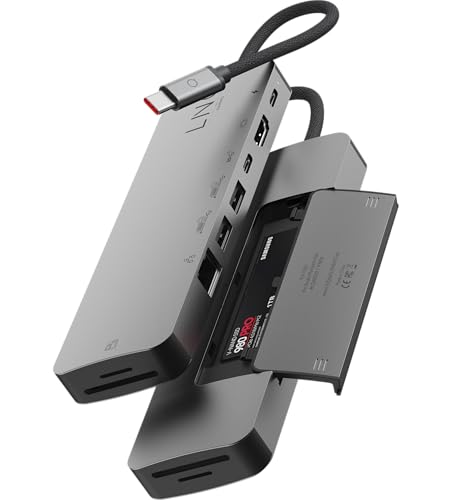 LINQ Hub multiport PD, HDMI, cartes mémoires, SSD