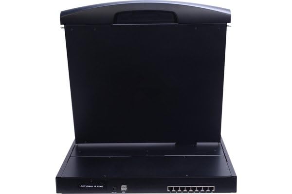 DEXLAN WorkStation LCD 19" Dual-Rail KVM CAT5 VGA/USB +8 Modules
