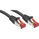 LINDY Cat.6 S/FTP Cable Black 15m Patch Cable