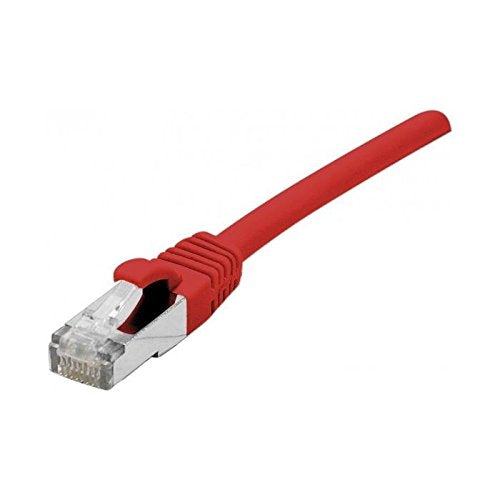 Cordon RJ45 sur câble catégorie 7 S/FTP LSOH snagless rouge - 1 m