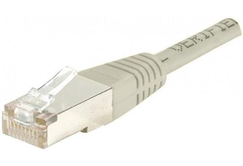 Cordon RJ45 catégorie 6 F/UTP gris - 15 m