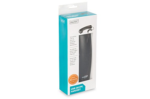 Digitus DA-70772 combiné de téléphone Noir