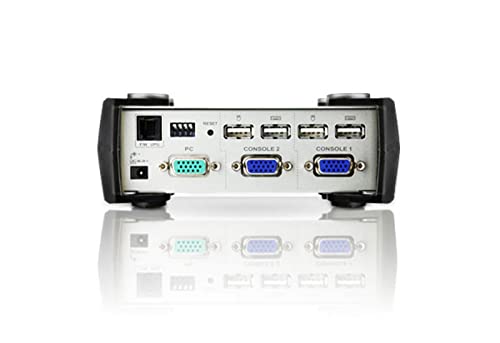 Aten CS231 KVM inversé 1PC - 2 utilisateurs VGA/USB