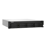 QNAP TS-832PXU-RP-4G 8-Bay rackmount NAS AL324 4Go DDR4 UDIMM RAM SATA 6Gb/s 2x 10GbE SFP+ 2x 2.5GbE 1x PCIe Gen2 x2 slot 250W