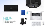 I-TEC USB-C Quattro Display Docking Station 2xDP 2xHDMI 1xGLAN 5xUSB 3.0 1xUSB-C-Data 1xAudio 1xMic 85W PD KL