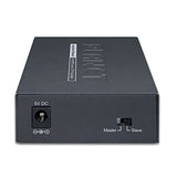 PLANET 1-Port 10/100TX Ethernet over Émetteur et récepteur réseau Noir