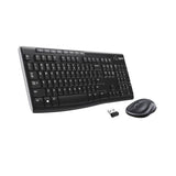 LOGITECH MK270 Wireless Combo black USB (ESP) MEDITER