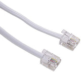 Cordon téléphonique RJ11 / RJ45 blanc - 7 m