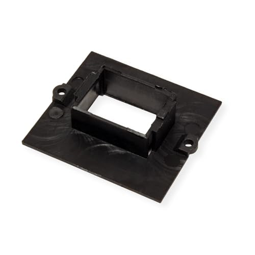 BACHMANN Plastron vide 1 embase keystone (RJ45, USB, HDMI)