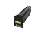 LEXMARK CX860 Cartouche de toner Return Programme ultra haute capacité Cyan 55K