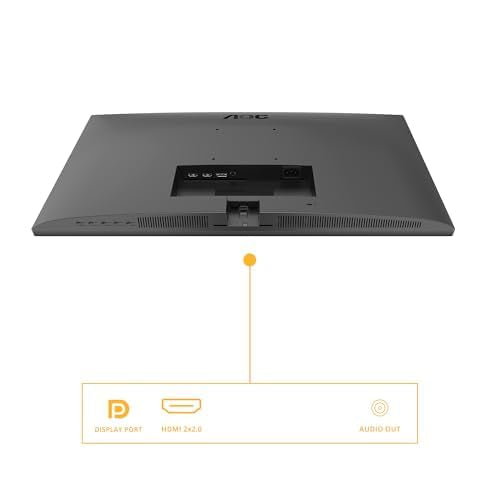 AOC U27B3A 27p UHD 3840x2160 60Hz HDR10 HDMI 2.0 DisplayPort 1.4 black