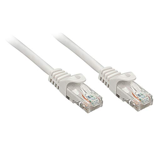 LINDY 0.5m Cat.5e U/UTP Patch Cable Colour Grey Low Cost Version