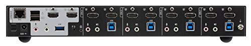 ATEN CS1844 KVM Double écran HDMI 4K/USB 3.0 4 Ports + audio