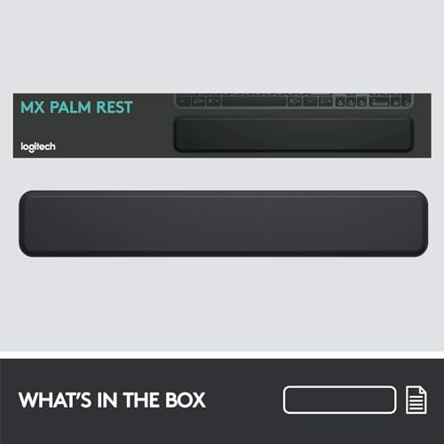 LOGITECH MX Palm Rest Keyboard wrist rest grey