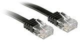 LINDY Cat.6 Flat ribbon-Patchcable black 10m without shielded