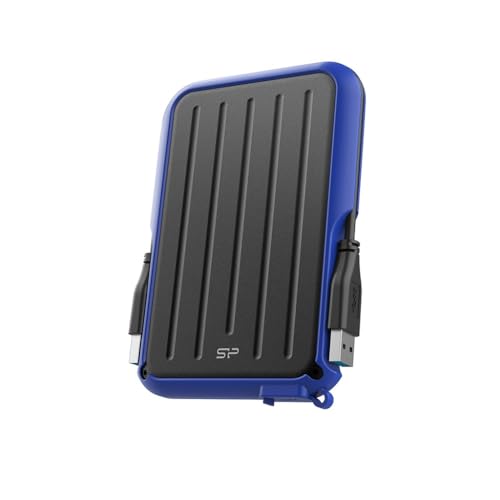 SILICON POWER External HDD Armor A66 2.5p 1To USB 3.2 IPX4 Blue