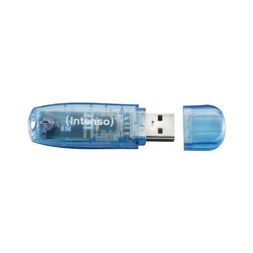 INTENSO Clé USB 2.0 Rainbow Line - 4 Go Bleu