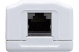 Boîtier mural 1 port RJ45 CAT 5e STP