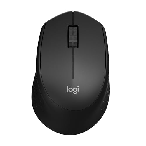 LOGITECH M330 SILENT PLUS Mouse 3 buttons wireless 2.4 GHz USB wireless receiver blue