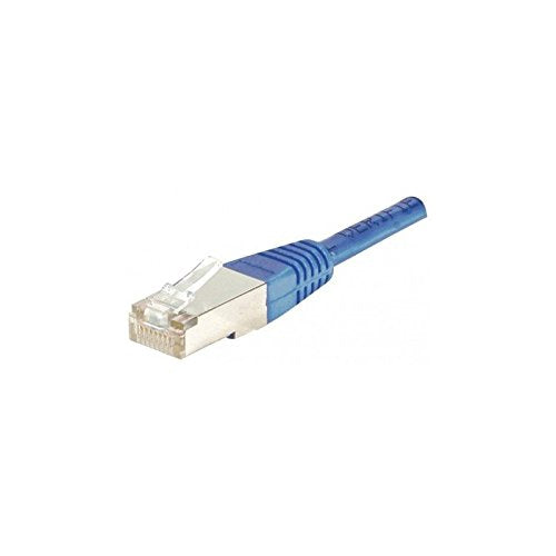 Cordon RJ45 catégorie 5e F/UTP bleu - 0,3 m