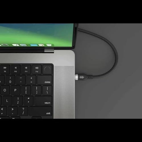 TARGUS HYPER 1M Silicone 240W USB-C Charging Cable - Black