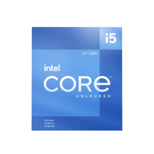 INTEL Core i5-12600KF 3.6GHz LGA1700 20M Cache No Graphics Box CPU